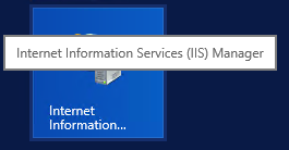 WSUS - IIS - ScreenShot - IIS Management Console